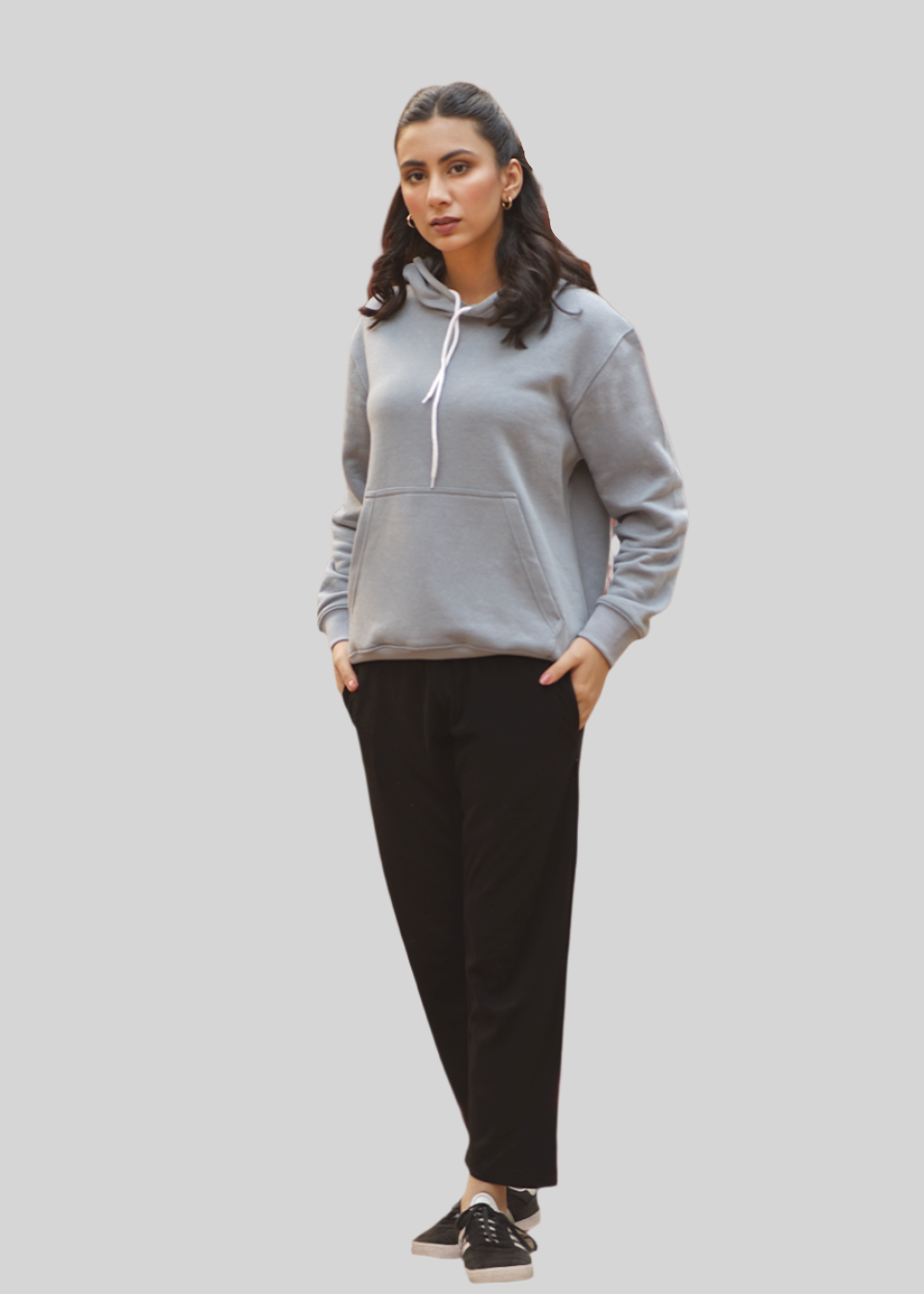 ICE BLUE RELAXED HOODIE