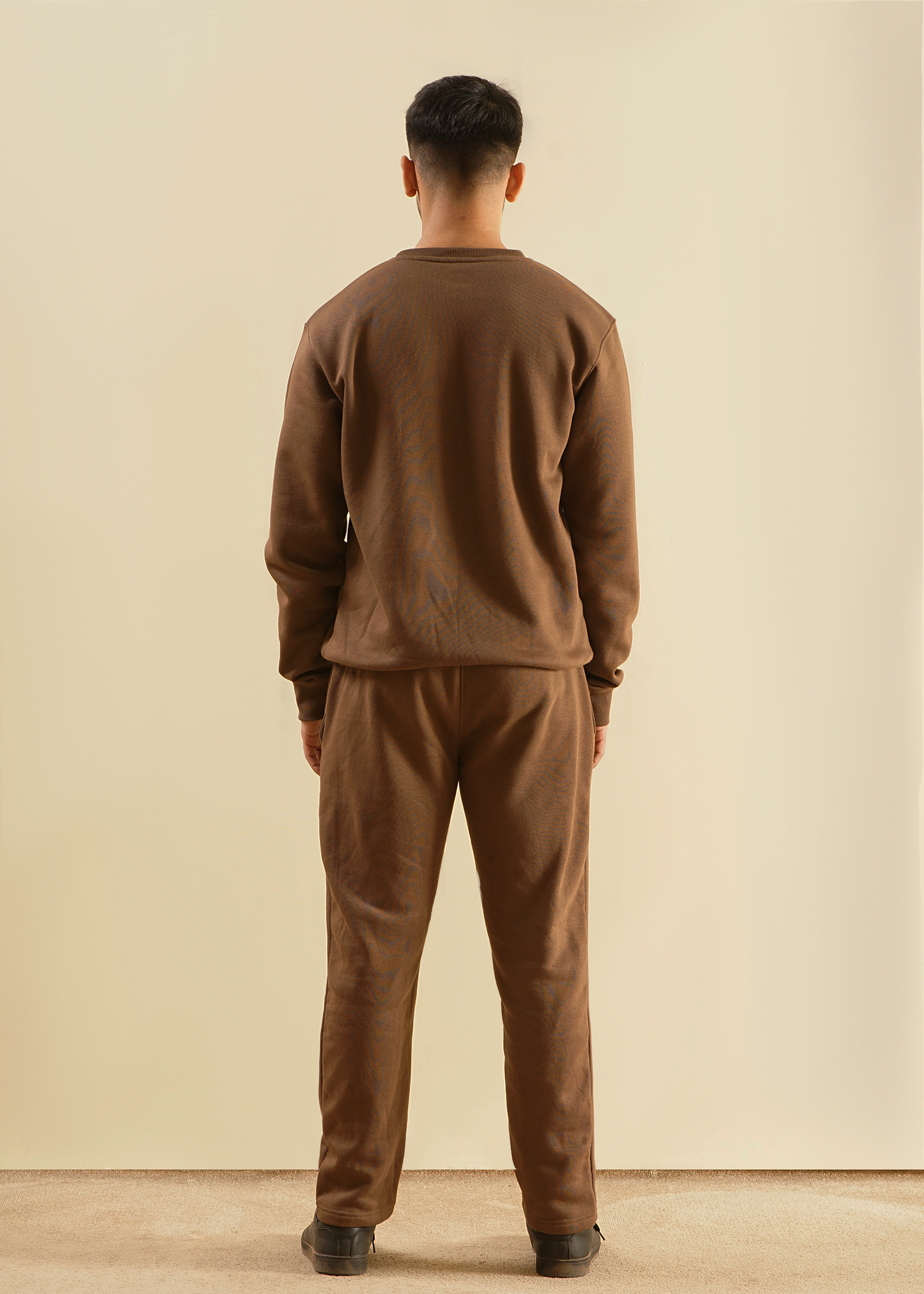 COTTON MOCHA BROWN TROUSER