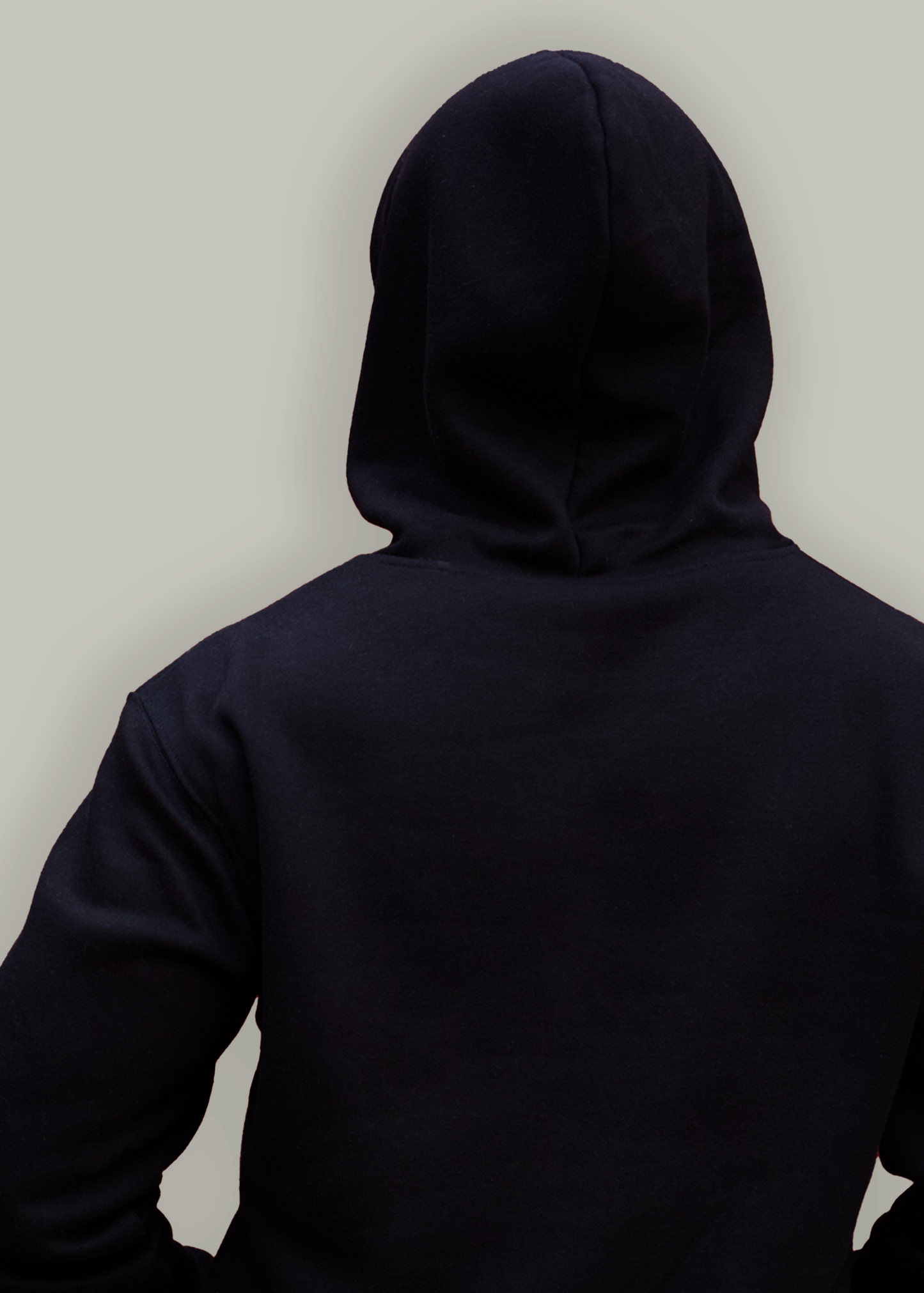 BLACK RELAXED HOODIE