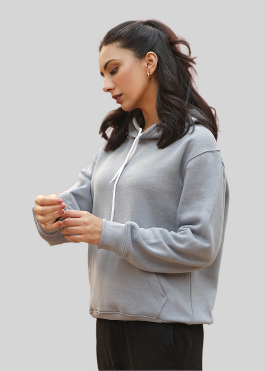 ICE BLUE RELAXED HOODIE