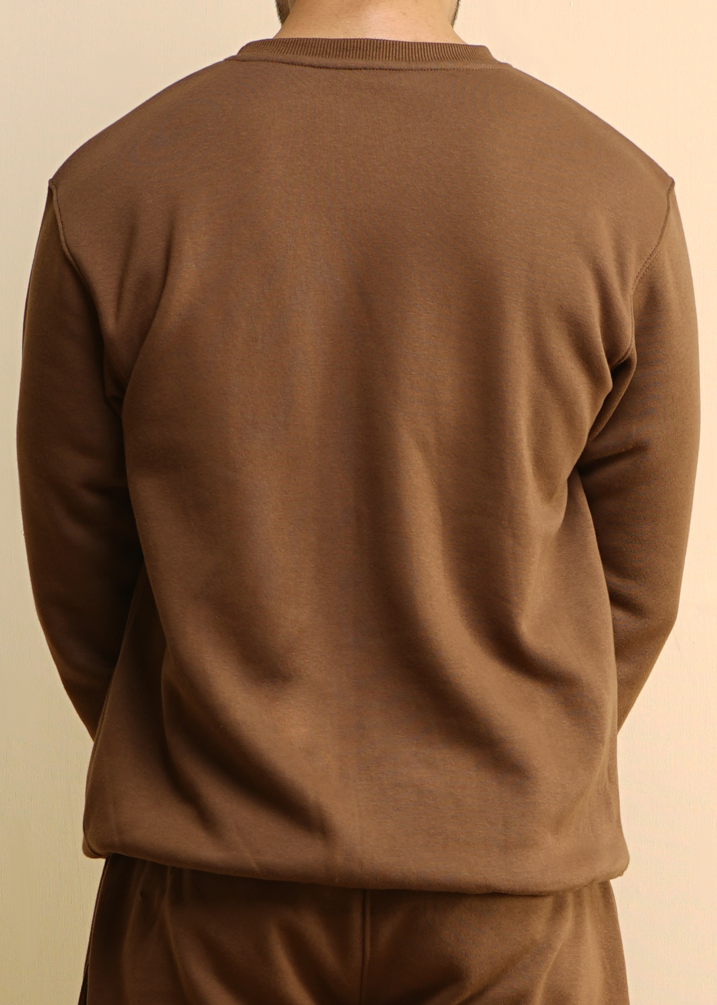 MOCHA BROWN RELAXED SWEATSHIRT