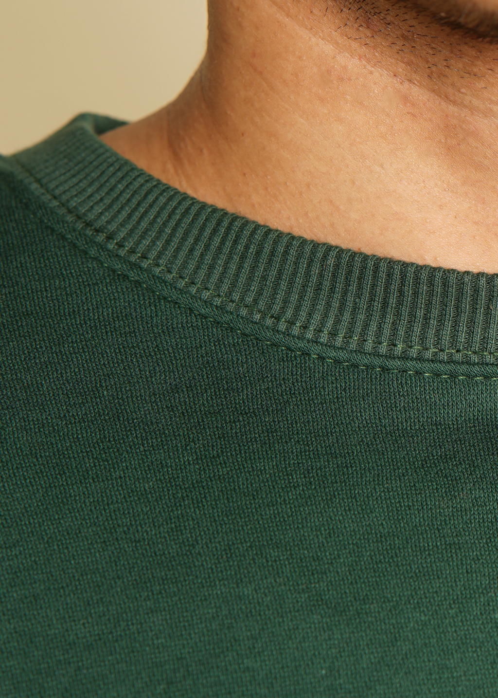 FOREST GREEN RELAXED SWEATSHIRT