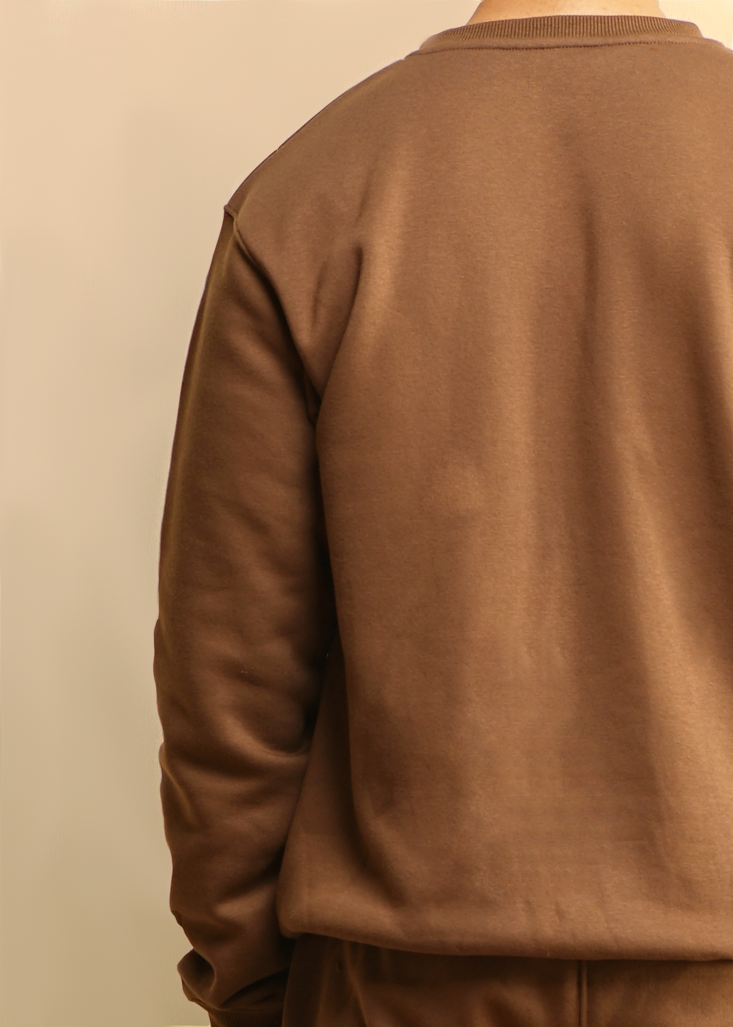 MOCHA BROWN RELAXED SWEATSHIRT