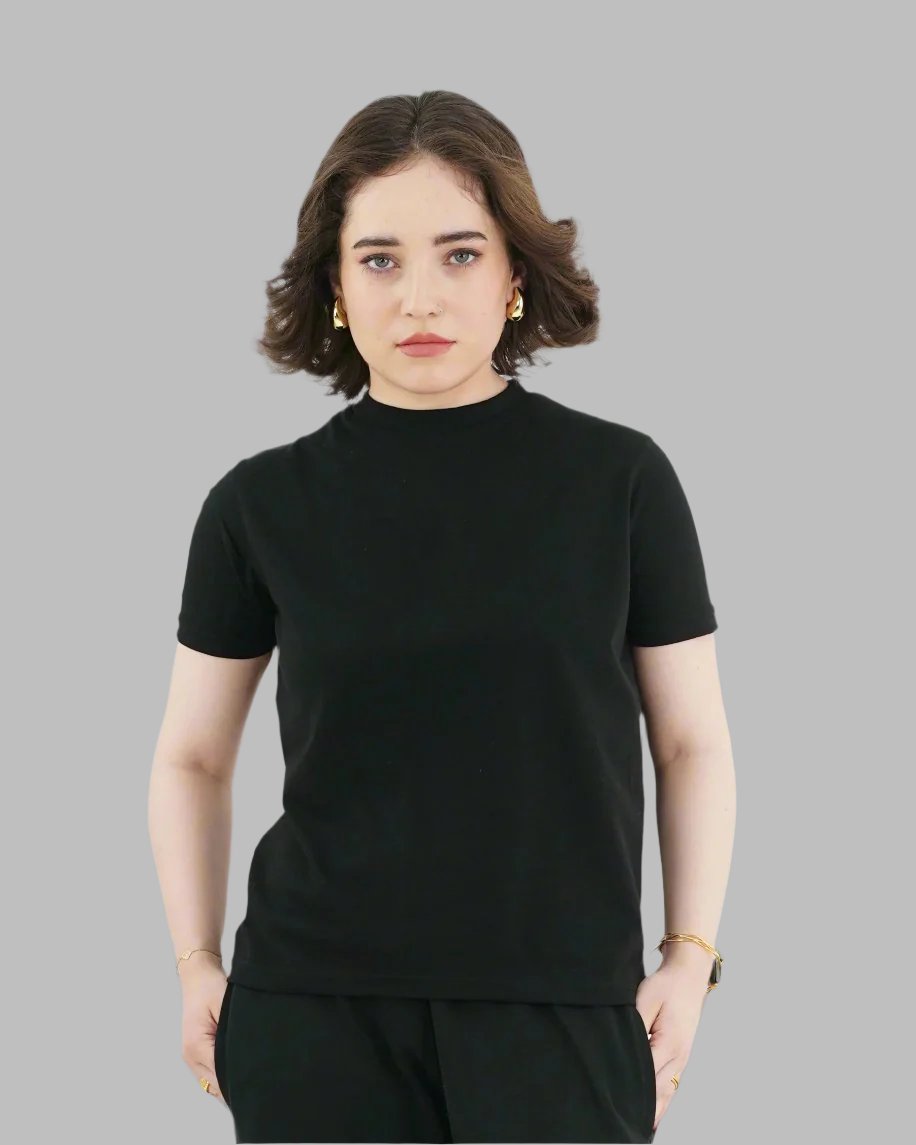 BASIC BLACK T-SHIRT