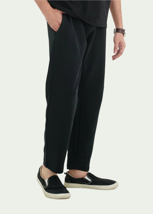 COTTON BLACK TROUSER