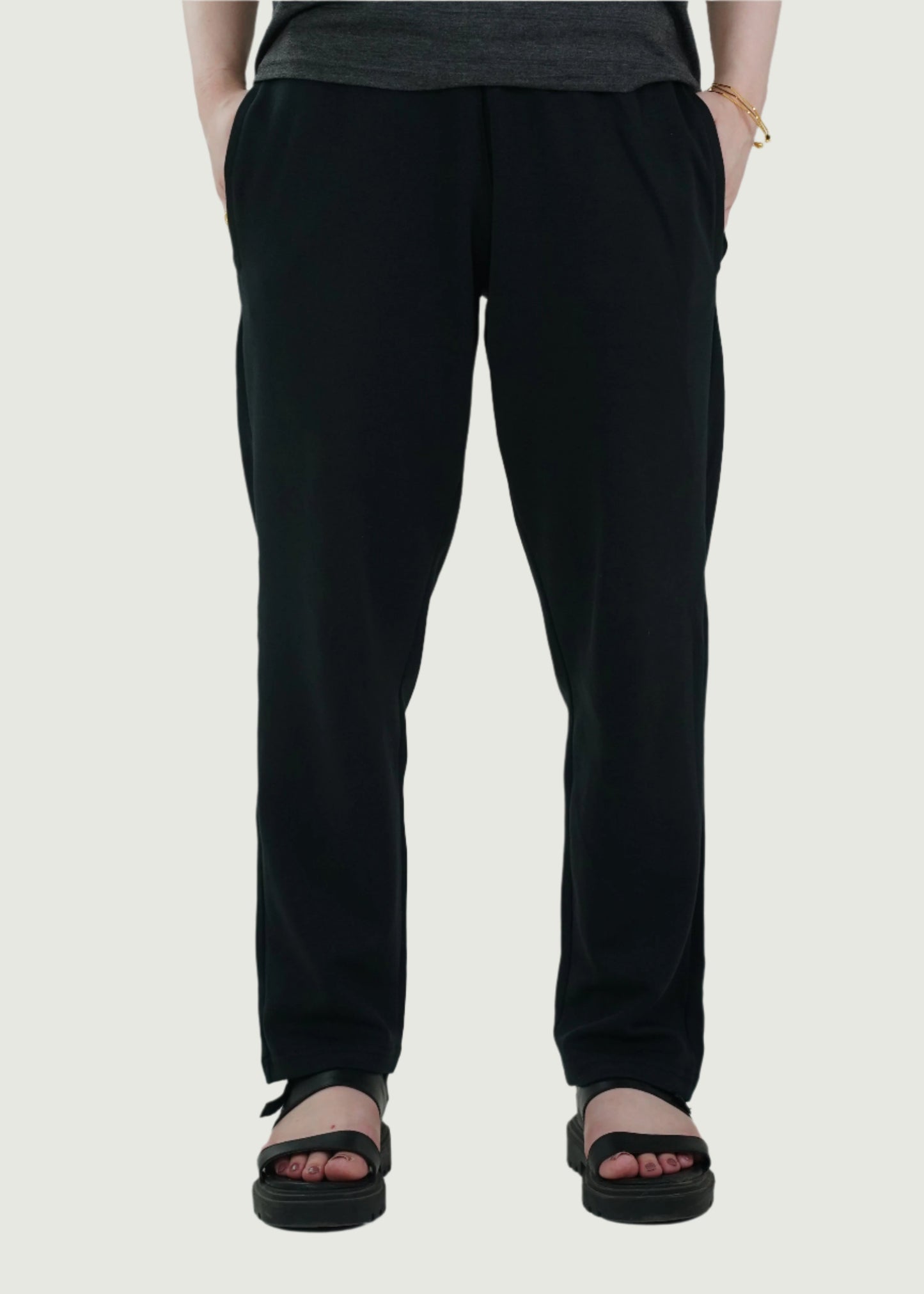 COTTON BLACK TROUSER