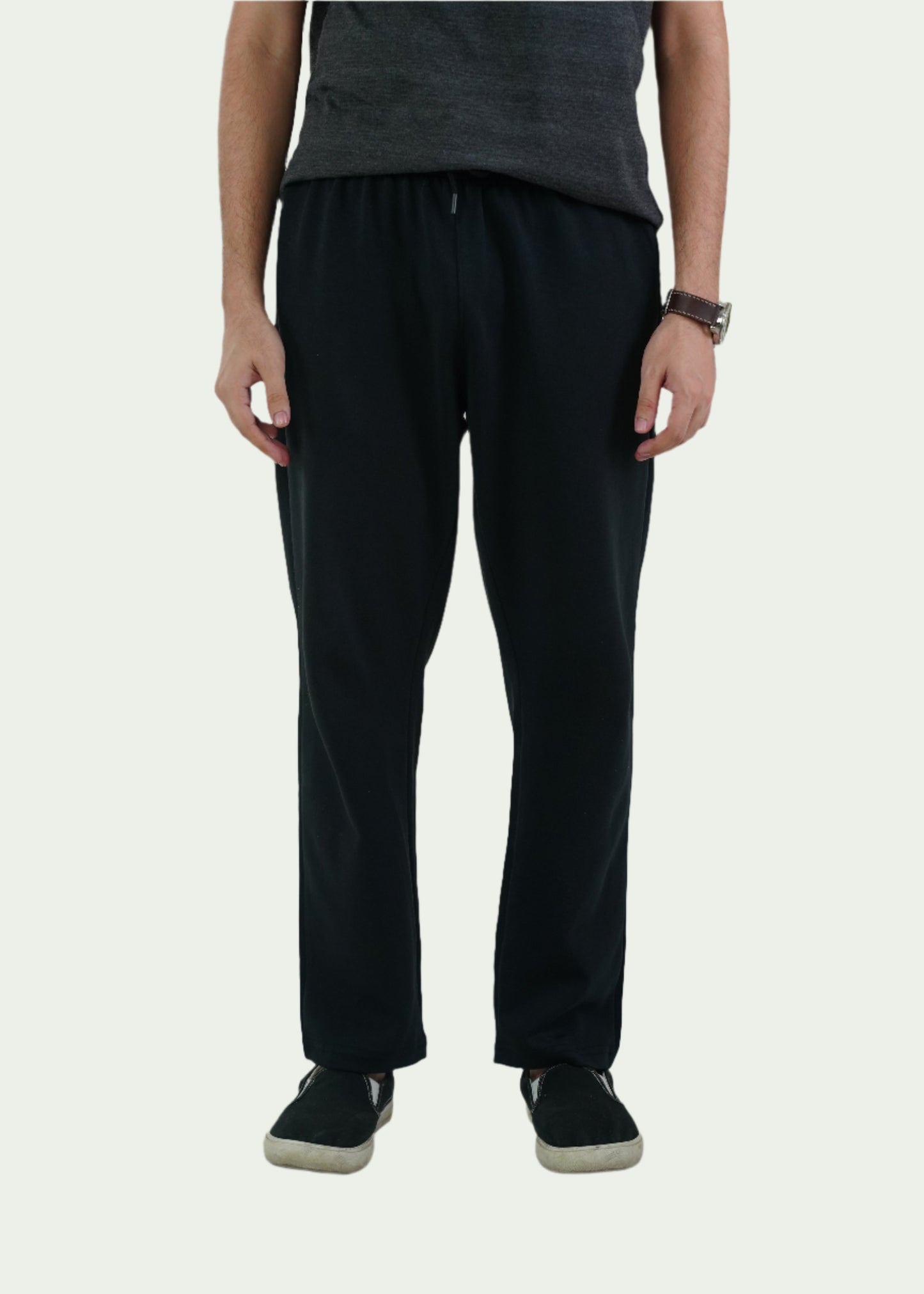 COTTON BLACK TROUSER