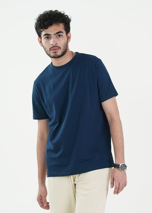 BASIC NAVY T-SHIRT