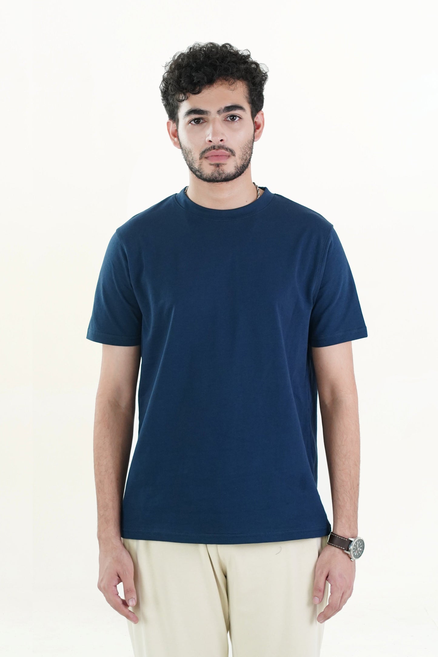 BASIC NAVY T-SHIRT