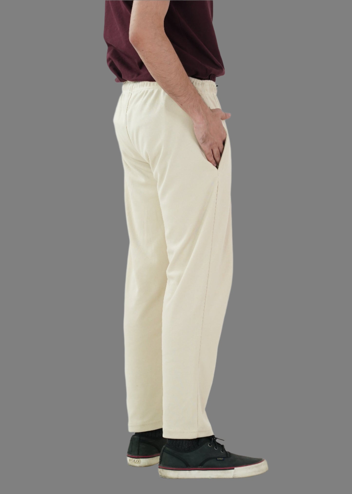 COTTON CREAM TROUSER