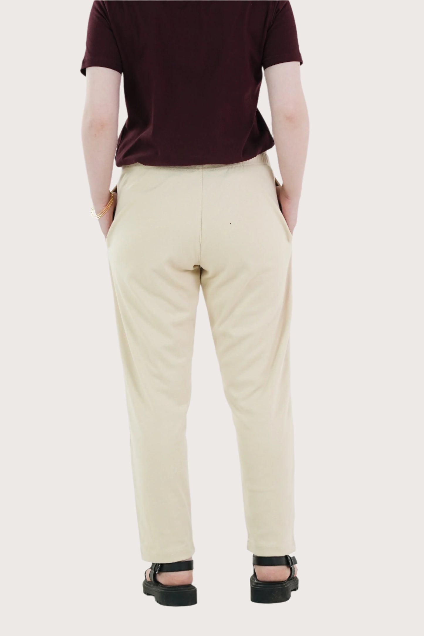 COTTON CREAM TROUSER