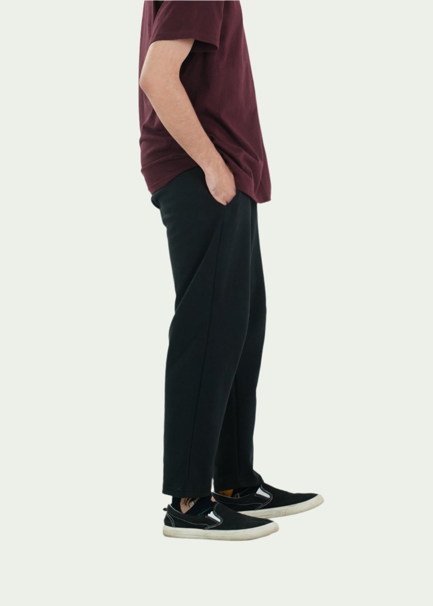 COTTON BLACK TROUSER